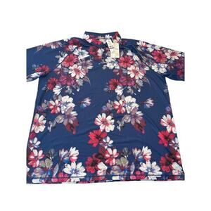 2XL Tall Tommy Bahama Island Zone Polo Shirt 4th of JULY colors!!! NWT